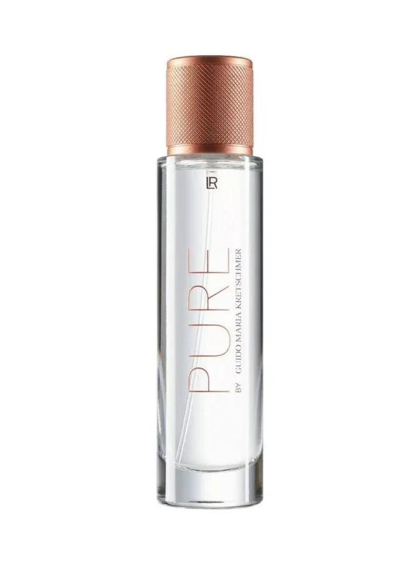 Flacon de parfum PURE pour femme signé Guido Maria Kretschmer de LR Health & Beauty