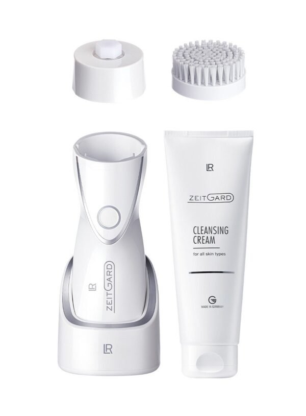 Appareil nettoyant visage LR ZEITGARD – Set complet avec brosse et nettoyant