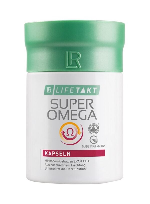 Complément alimentaire LR Super Omega – capsules d’oméga-3 à base d’huile de poisson