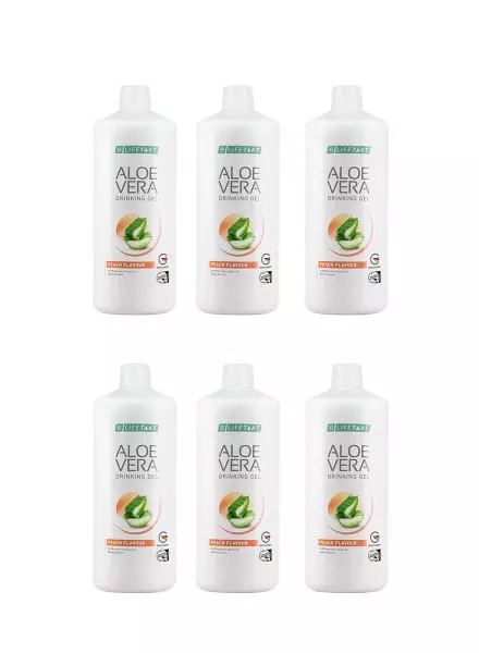 Aloe Vera Gel à Boire Pêche LR LIFETAKT : Fraîcheur et Bien-être Naturel x6