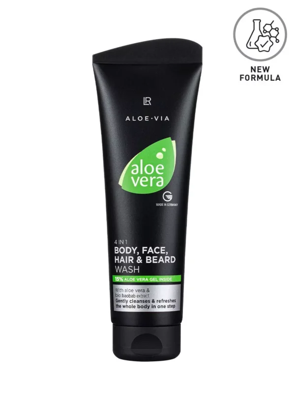 LR Aloe VIA Shampooing 4en1 - Men's Essentials à l’Aloe Vera