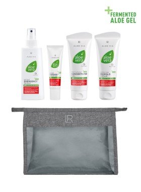 Trousse de soins spéciale Aloe Vera LR Health & Beauty avec gel fermenté