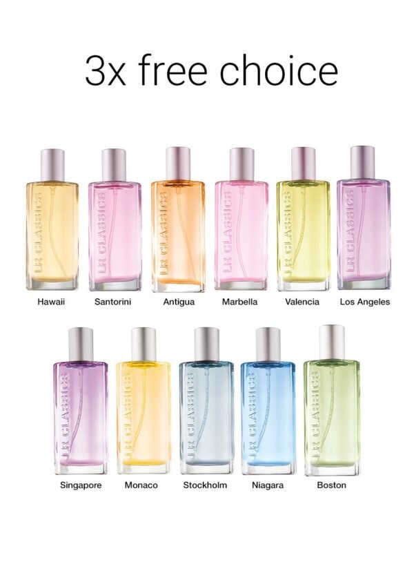 Set de parfums LR Classics – 3 flacons au choix pour le prix de 2