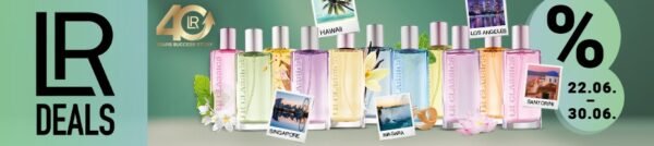Bannière promotionnelle LR Health & Beauty - Offres spéciales juin 2025 sur les classiques LR