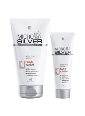 Set pour le visage LR Microsilver Plus – soin purifiant et antibactérien pour peaux à imperfections