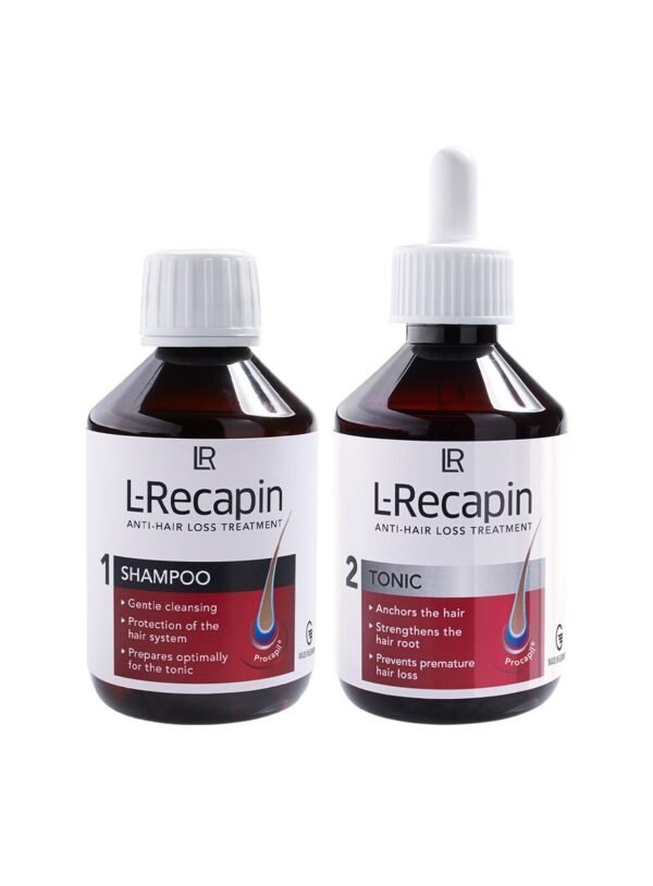 LR Recapin Set 1+1 – soin anti-chute et fortifiant pour cheveux